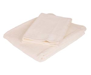 Set de 1 toalla de aseo y 1 toalla de lavabo – Marfil
