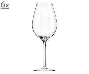Set de copas de cristal para vinos blancos jóvenes - 40 cl