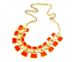 Collar Cleopatra - naranja