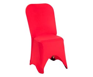 Funda para silla adaptable en lycra - rojo