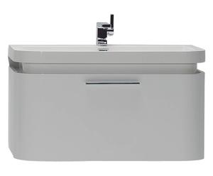 Mueble de baño flotante con cajón y lavabo Aina – 92x51x52cm