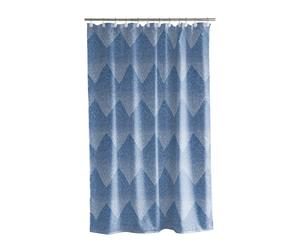 Cortina de ducha de poliéster Doorway, azul – 180x200 cm