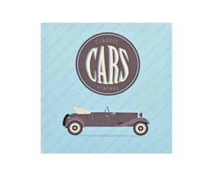 Cuadro Vintage Cars – 28x28cm