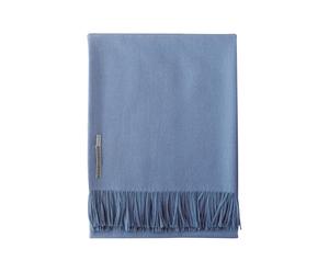Plaid Herringbone laine d'alpaga, bleu clair - 135*180
