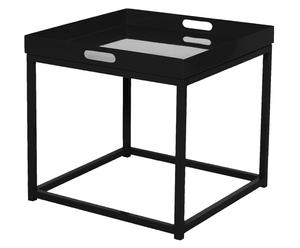 Table d'appoint Bjarne, Noir - L45
