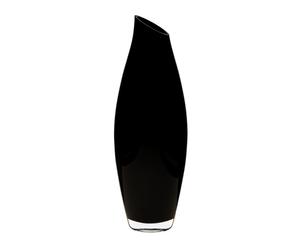 Vase verre, noir - H40