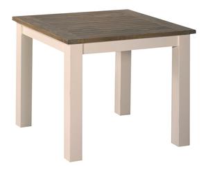 Table carrée, teck - L90