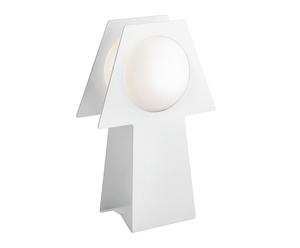 Lampe de chevet QUITO acier, blanc - H24