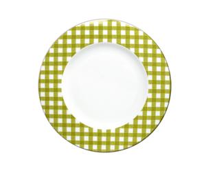 6 Assiettes plates, Porcelaine Verte