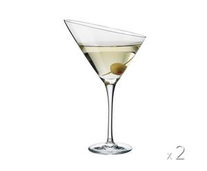 2 Verres à cocktail, Martini