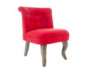 Fauteuil rouge, Lin - H72