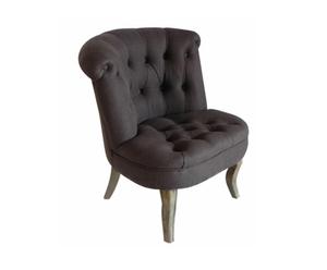 Fauteuil Adelaide, anthracite - L73