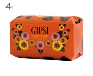 4 Savons GIPSI ORANGE, Orange - 150g