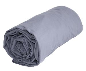 DRAP HOUSSE coton, gris – 180*200