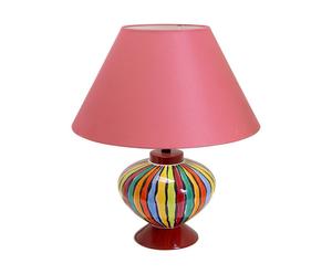 Lampe à poser Céramique, multicolore - H46