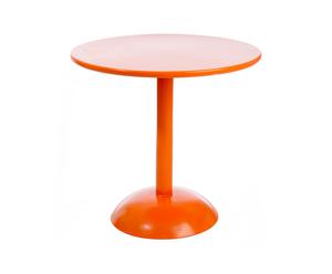 Table métal, orange - Ø80