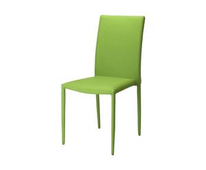 Chaise Plastique et toile, Vert  - L43