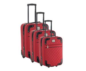 Set de 3 valises MYOSOTIS - Rouge