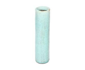 Vase CYLINDRE Céramique, turquoise - H26