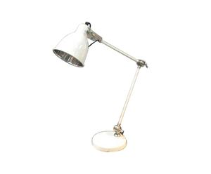 Lampe de bureau métal, ivoire - Ø35