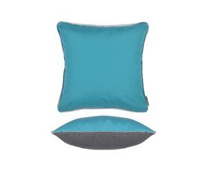 Coussin acrylique, turquoise  - 45*45