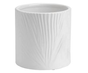 Cache-Pot Céramique, Blanc - Ø11