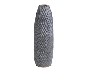 Vase Terracotta, Gris - H47