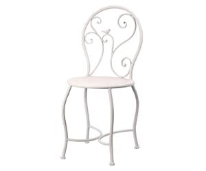 Chaise plastique et bois