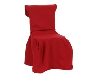 Housse de chaise coton, rouge - 126*51