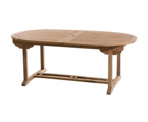 Table ovale extensible DEBORAH, teck – L300
