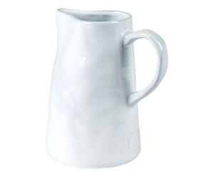 Pot à eau faïence, blanc - H19