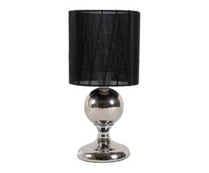 Lampe boule céramique, argent – H27