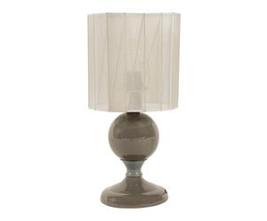 Lampe boule céramique, gris – H27