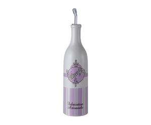 Vinaigrier Céramique, Blanc et violet  - H38