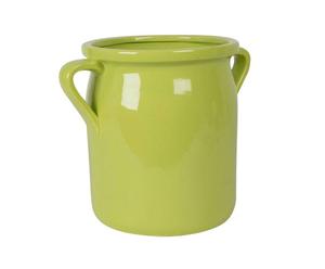Vase amphore céramique, vert - L30