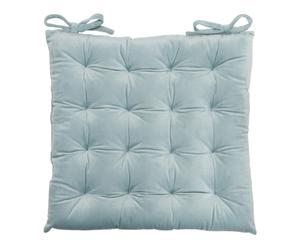 Galette de chaise polyester, gris-bleu - 40*40