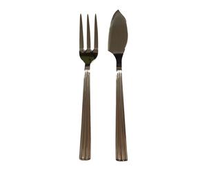 Couteau et fourchette à poisson SOLE, inox - argenté
