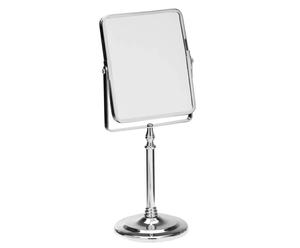Miroir de maquillage pivotant JOY métal chromé et miroir, argenté - H35