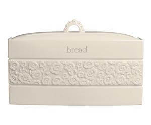 Boîte à pain céramique, crème - H30