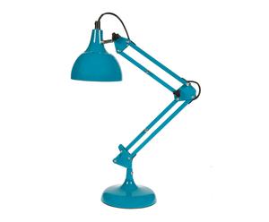 Lampe DESK métal, turquoise - H50