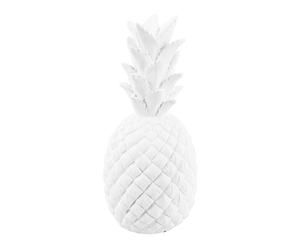 Ananas décoratif FRUIT, blanc - H20