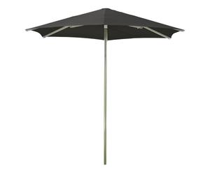 Parasol de jardin SHADE, argenté et noir - Ø250