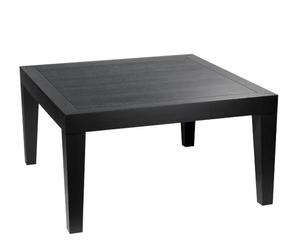 Table carrée Chêne, Noir - L140