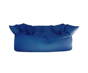 pouf-sofa, Bleu de minuit - 2 Places