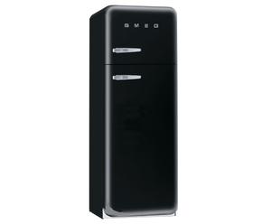 Réfrigérateur – Congélateur inox, noir – H168