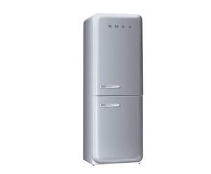 Réfrigérateur – Congélateur inox, gris – H179