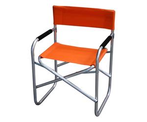 Chaise de jardin PIKTO Aluminium et tissu, Orange - L73