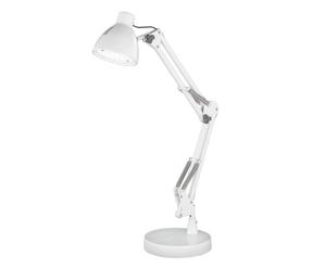 Lampe de bureau Métal, Blanc - H60