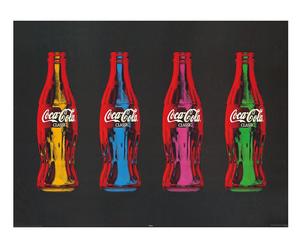 Stampa su pannello in Mdf Coca cola popart - 80X60 cm