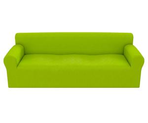 Housse de canapé 3 places ALBA polyester - vert pomme